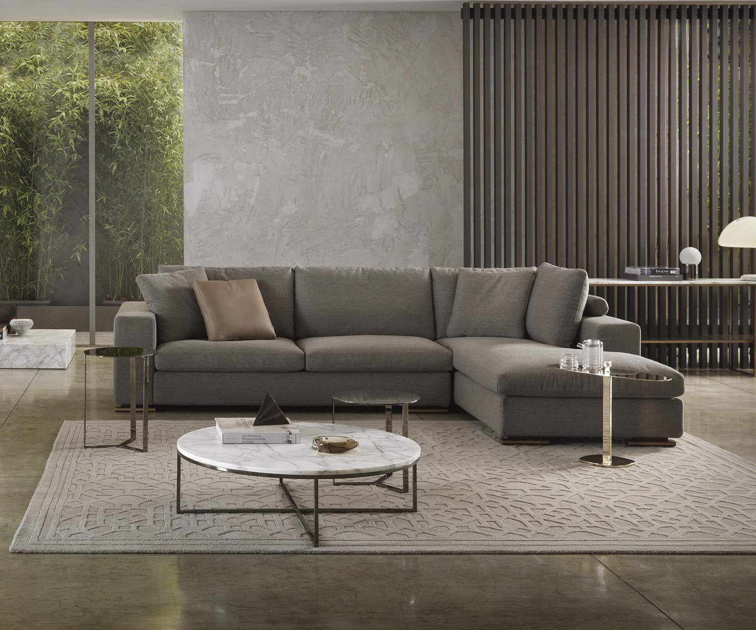 Hochwertiges Design Sofa Marelli Jack mit Chaiselongue Hochwertiges Design Sofa Marelli Jack mit Chaiselongue