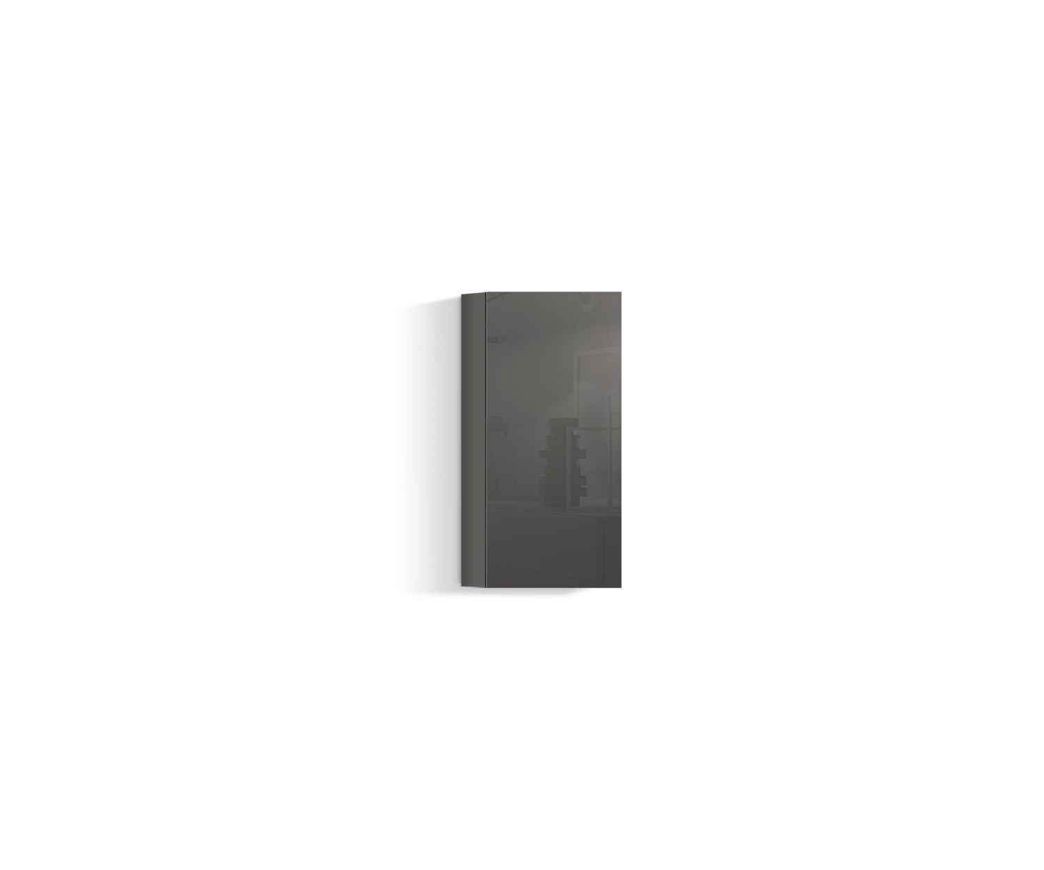 Design Wohnzimmer Hängeschrank Vertikal H64 B30 quarz410 Design Wohnzimmer Hängeschrank Vertikal H64 B30 quarz410