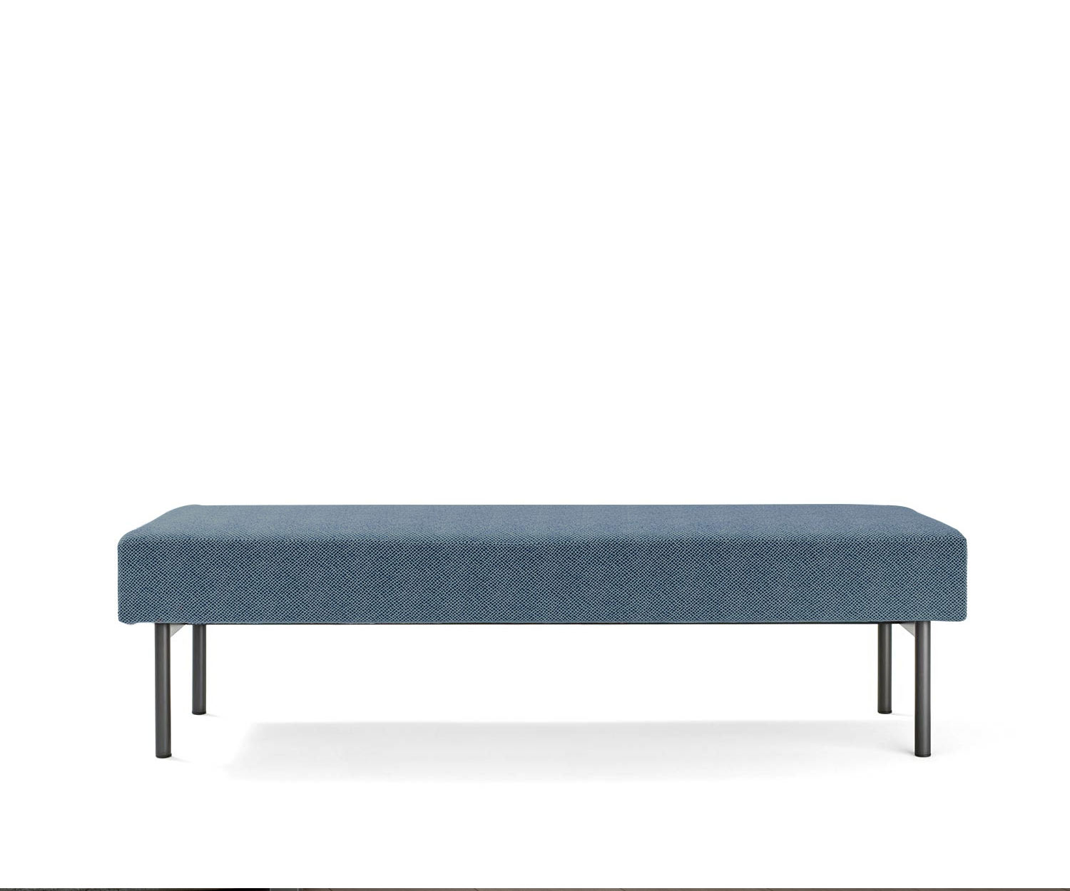 Exclusive Church designer bench with green fabric cover Exclusive Church designer bench with green fabric cover