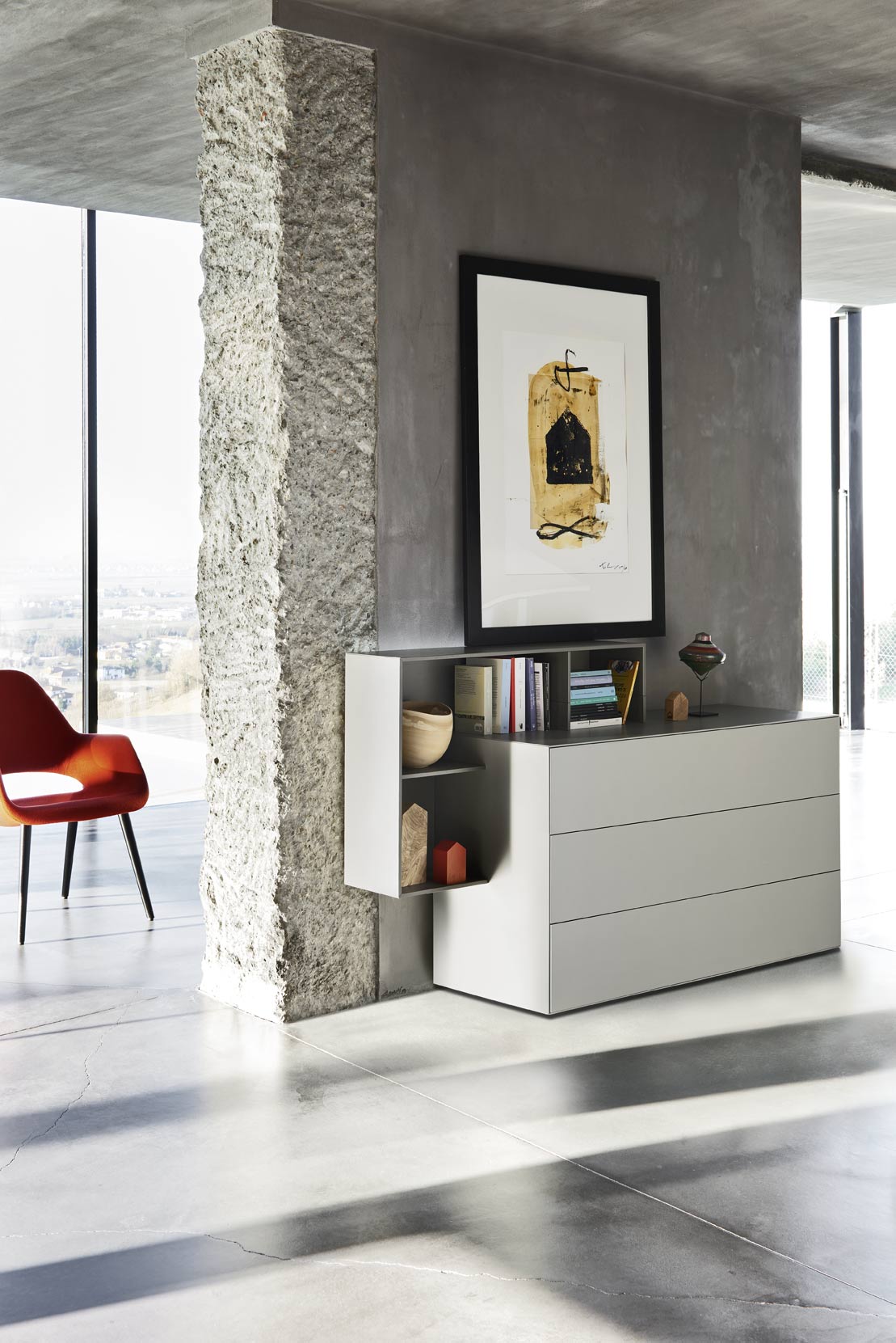 Chest of drawers with shelf Dining room Livitalia Chest of drawers with shelf Dining room Livitalia