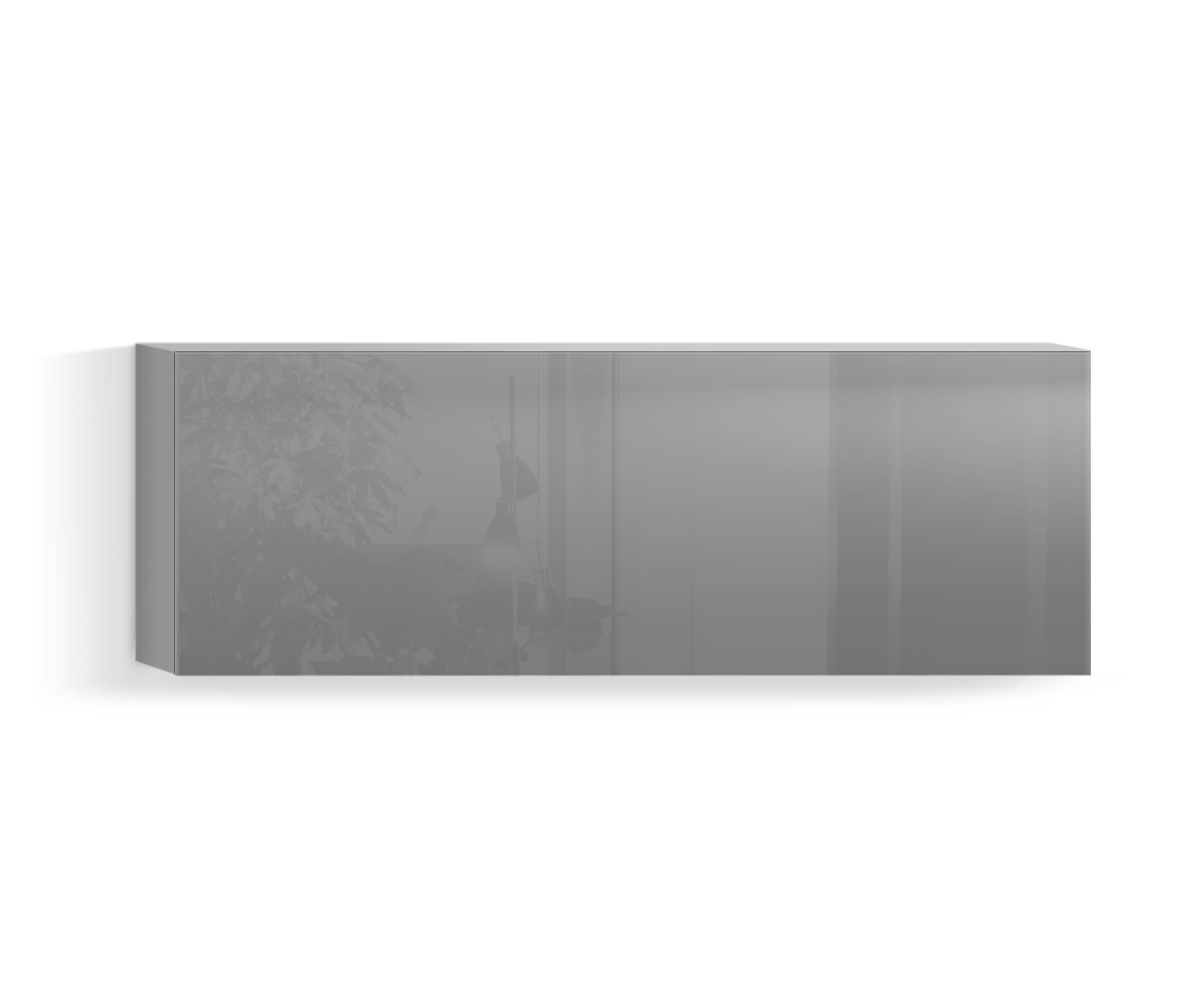 Design living room wall unit Horizontal H42 W120 bottom light grey430 Design living room wall unit Horizontal H42 W120 bottom light grey430