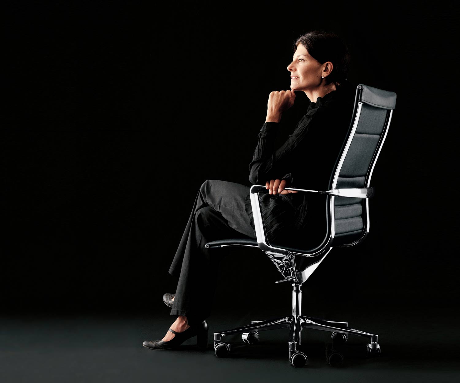 Ergonomischer Designer Bürostuhl ICF Una Chair Management