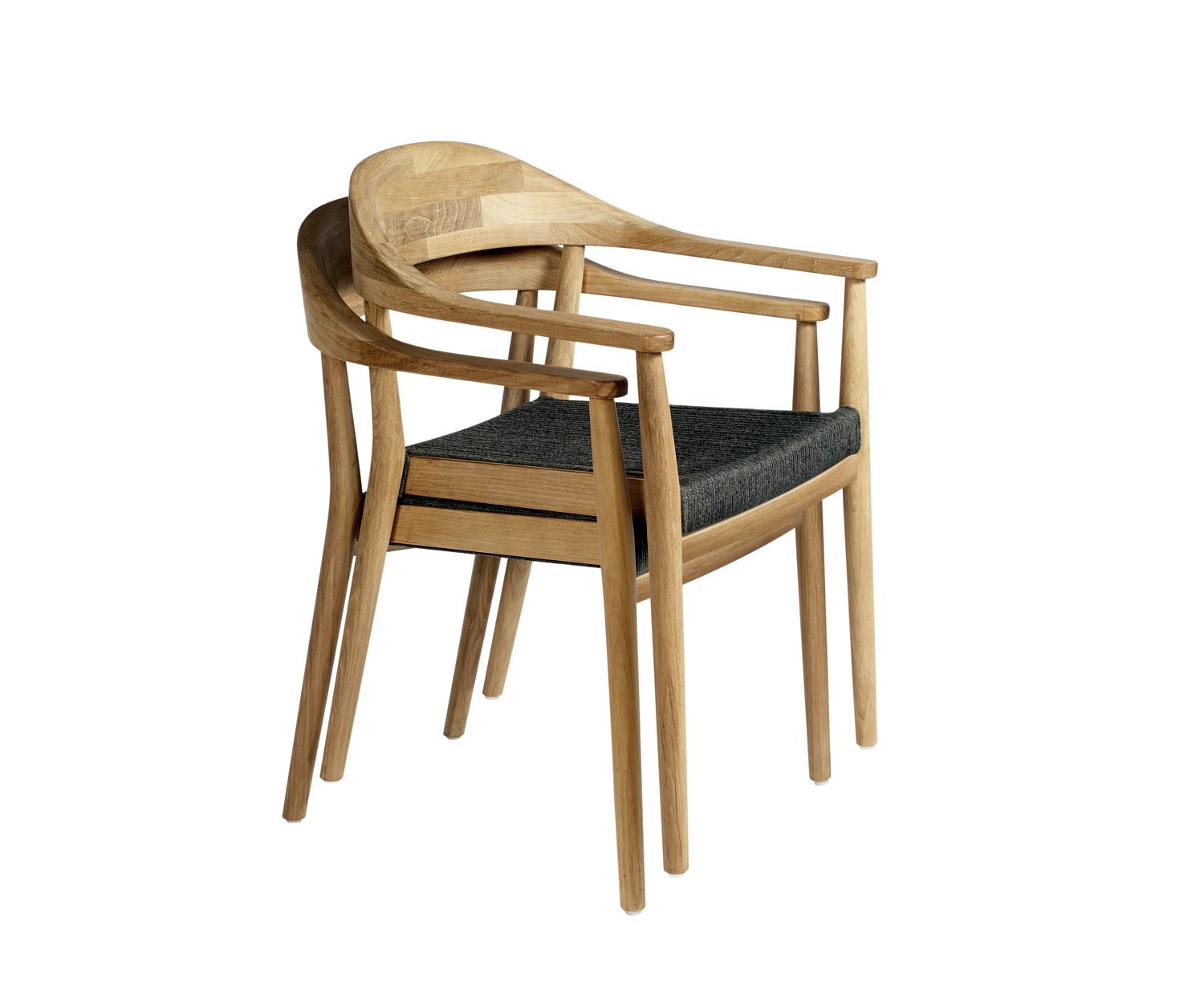 Oasiq Design Copenhagen Stuhl ist bis zu zwei Stühle stapelbar