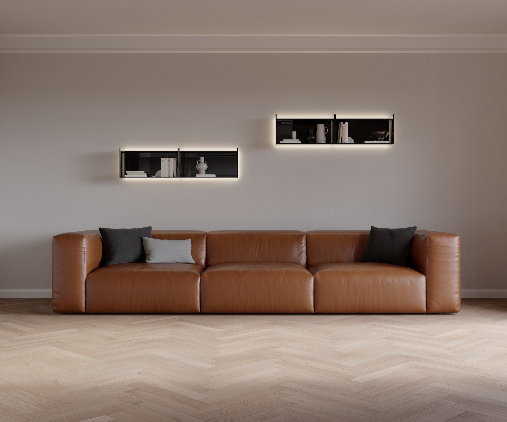 Cloud 3 Sitzer Leder Devina Cognac Cloud 3 Sitzer Leder Devina Cognac