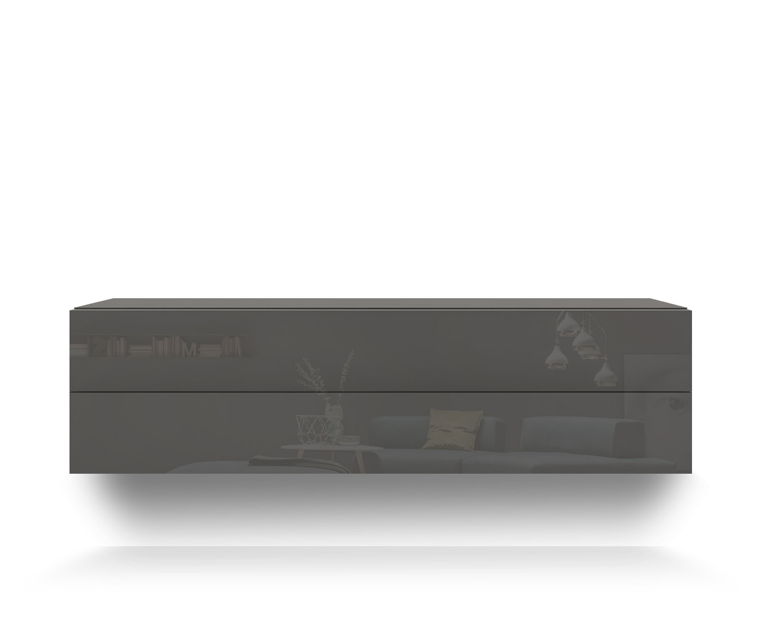 Novamobili Hängekommode Easy 2er B128 quarz410