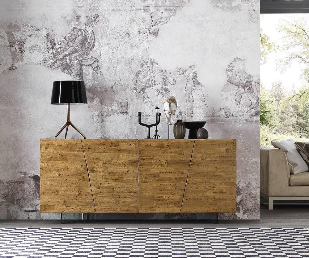 Massivholz-Sideboard aus Parawood