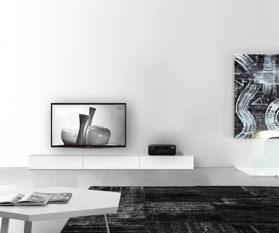 /Design lowboard floor B270 H27 matt white /Design lowboard floor B270 H27 matt white