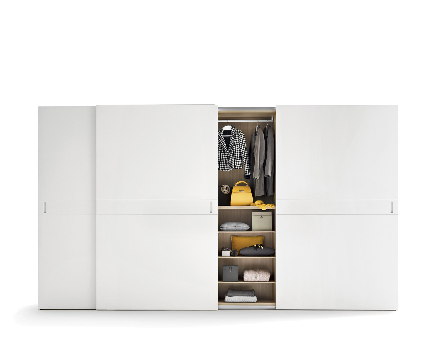 Novamobili Wardrobe Class sliding doors open Main photo Novamobili Wardrobe Class sliding doors open Main photo