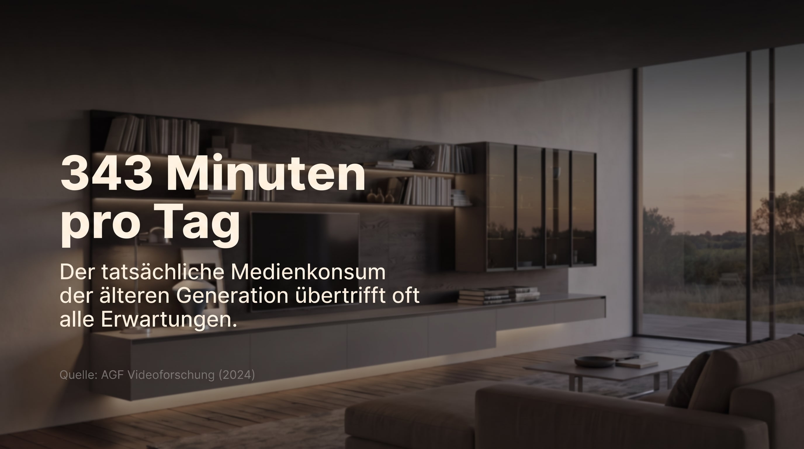 343 Minuten pro Tag – Der tatsächliche Medienkonsum der älteren Generation übertrifft oft alle Erwartungen.