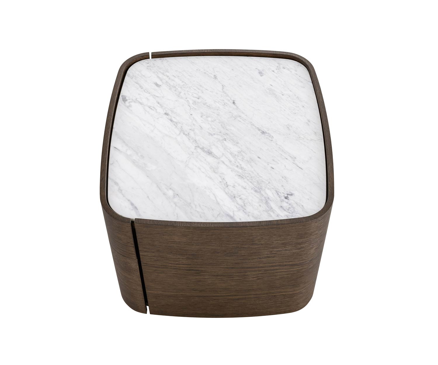 Novamobili Nachttisch Norman 2 Schubladen Eiche Terra N01 mit Marmor Abdeckplatte Novamobili Nachttisch Norman 2 Schubladen Eiche Terra N01 mit Marmor Abdeckplatte
