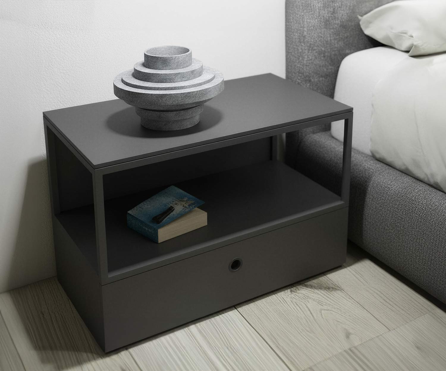 Novamobili Square bedside table Novamobili Square bedside table