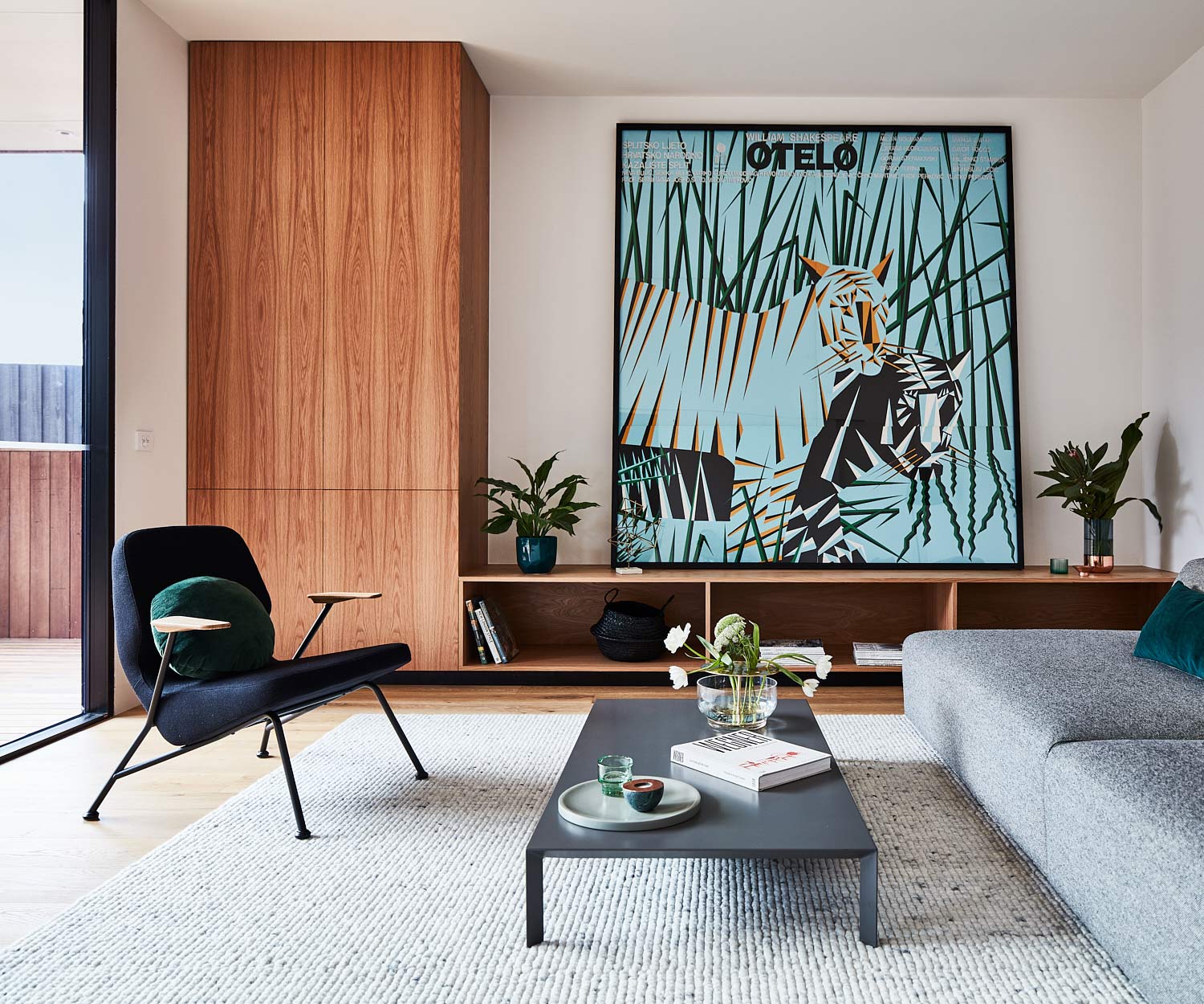 Prostoria Design Sessel Oblique im Wohnzimmer