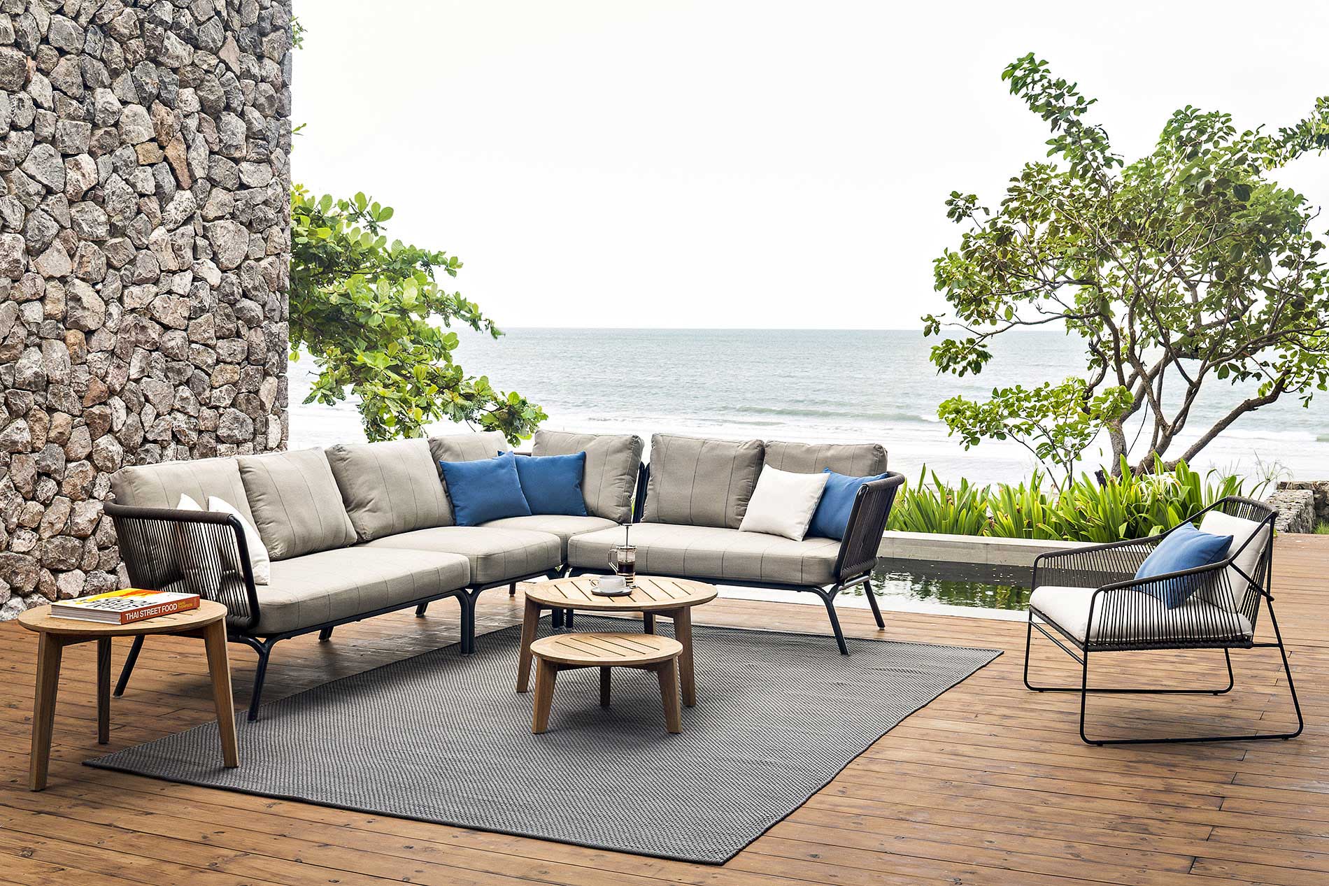 Lounge Sofa fur die TerrasseAL2
