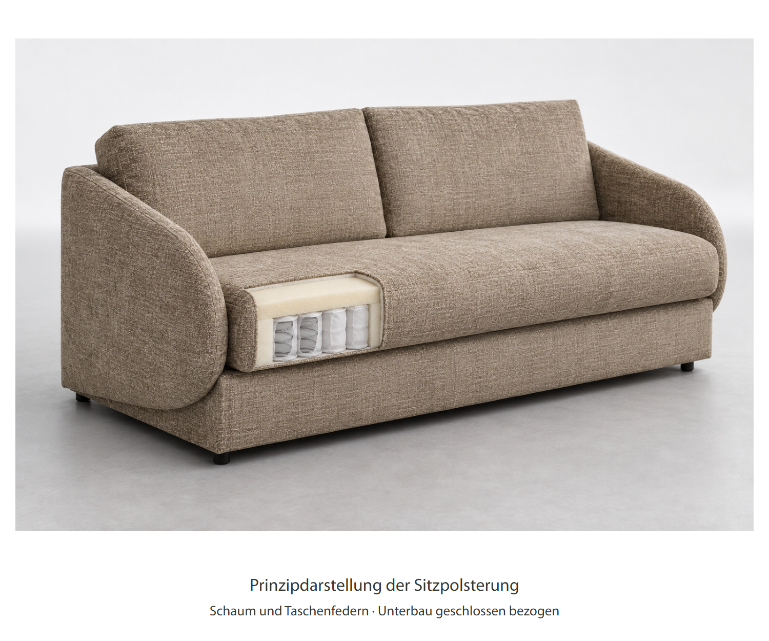 Livitalia Pragaverro – Seat upholstery – schematic illustration Livitalia Pragaverro – Seat upholstery – schematic illustration