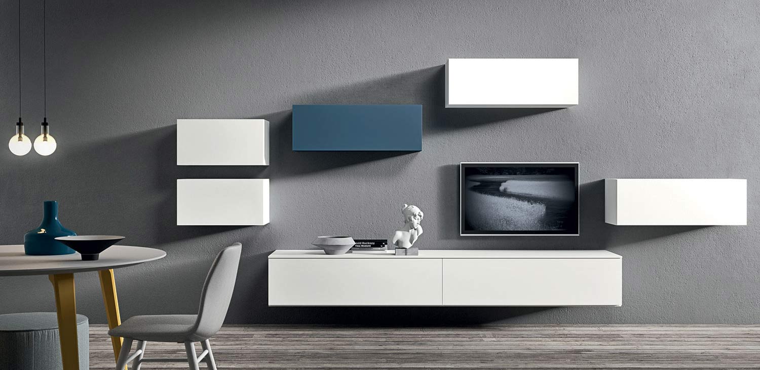 trend white modern wall unit1