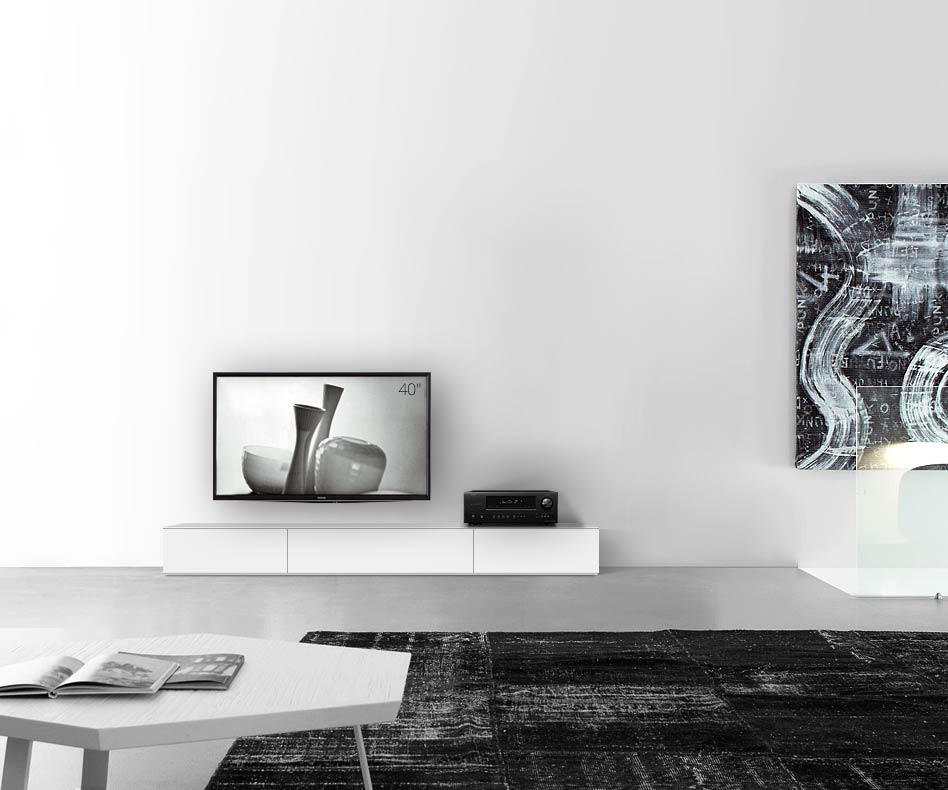 /Design lowboard floor B210 H27 matt white /Design lowboard floor B210 H27 matt white