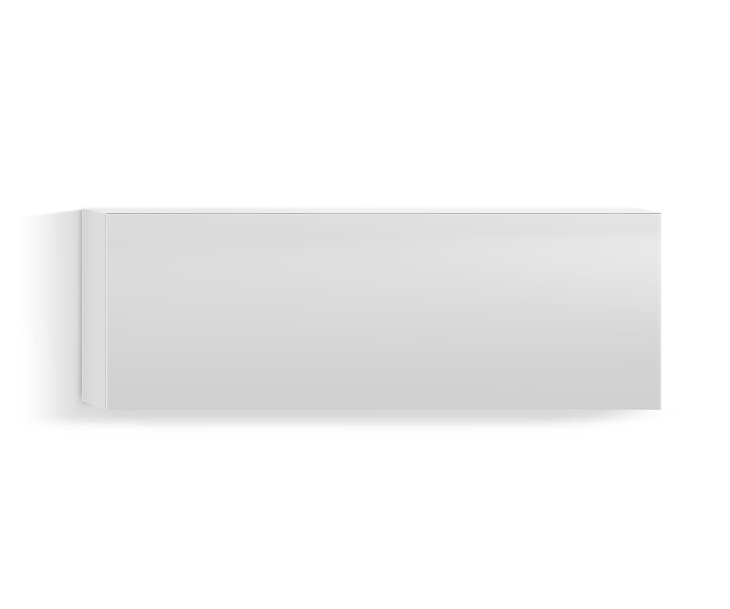 Design Wohnzimmer Hängeschrank Horizontal H42 B120 oben weiss300