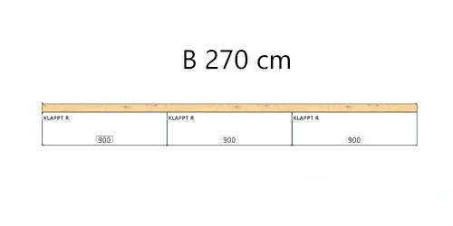 B 270 cm