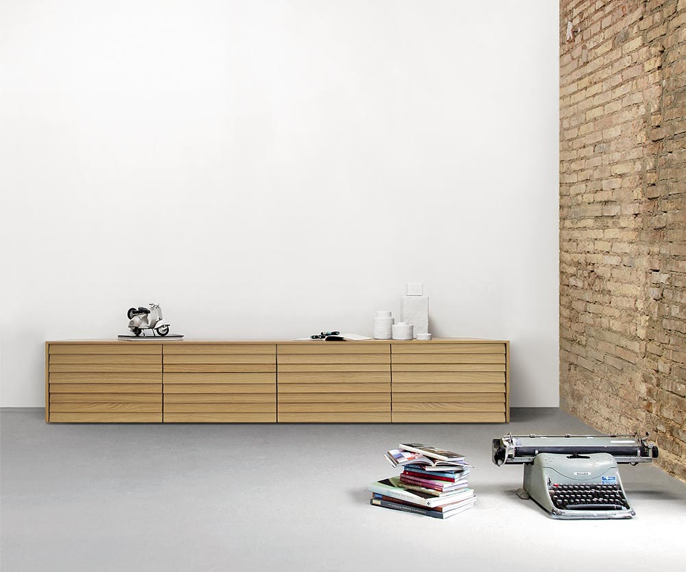 Punt Sussex Sideboard Boden B235 Super Matt Eiche