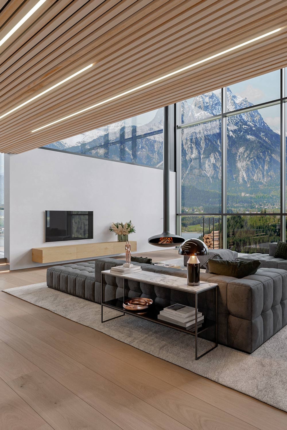 stilvolles-wohnzimmer-mit-grauen-und-holzfarbenen-designmoebeln