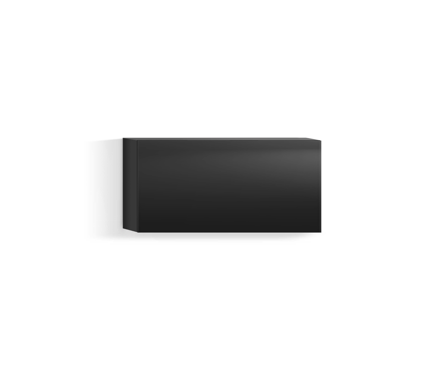 Design Wohnzimmer Hängeschrank Horizontal H32 B60 unten schwarz318