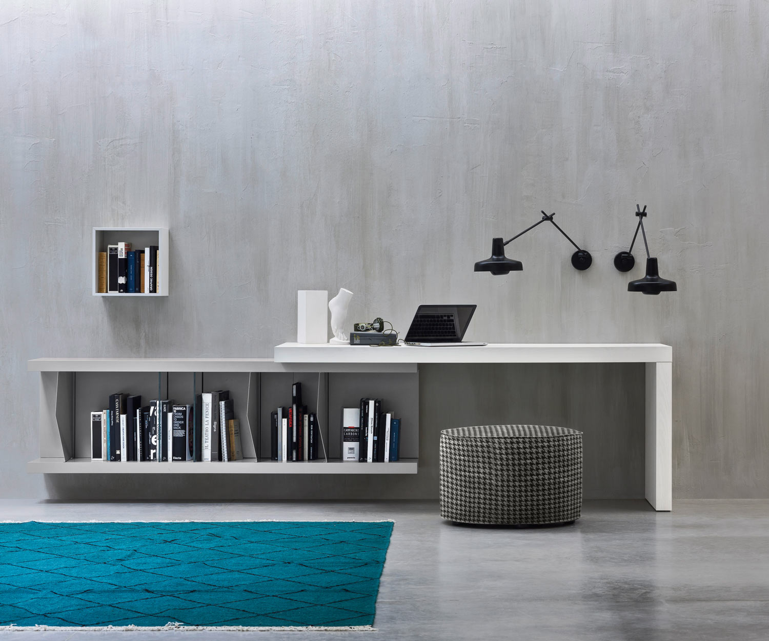 Novamobili Nest Wandregal offen weiss