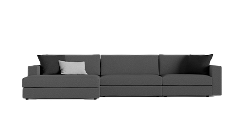 Classic 3 Sitzer Chaiselongue links