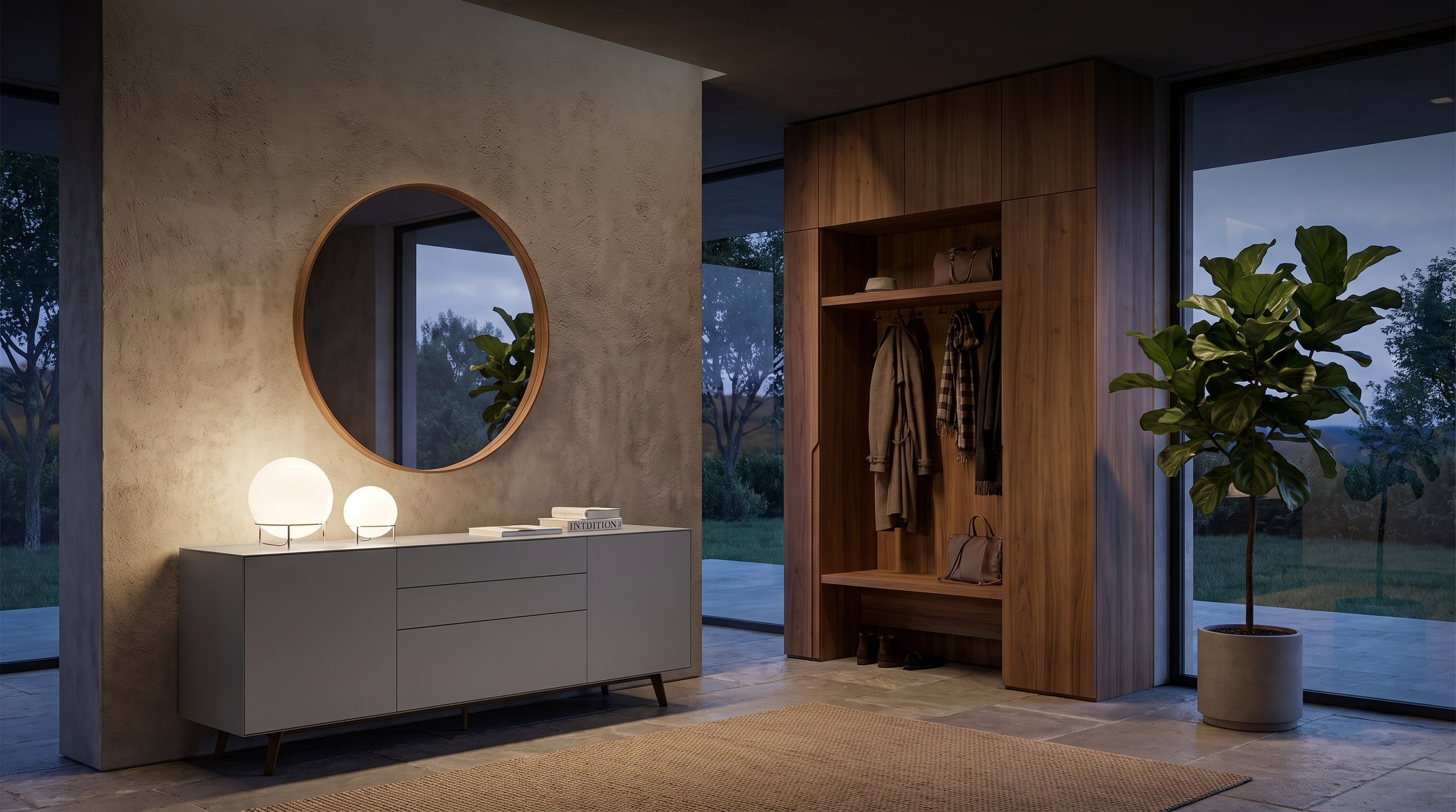 Sideboard Deko-Tipps & Warm Minimalism: Strenge Geometrie wohnlich stylen Sideboard Deko-Tipps & Warm Minimalism: Strenge Geometrie wohnlich stylen