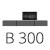 B 300 cm