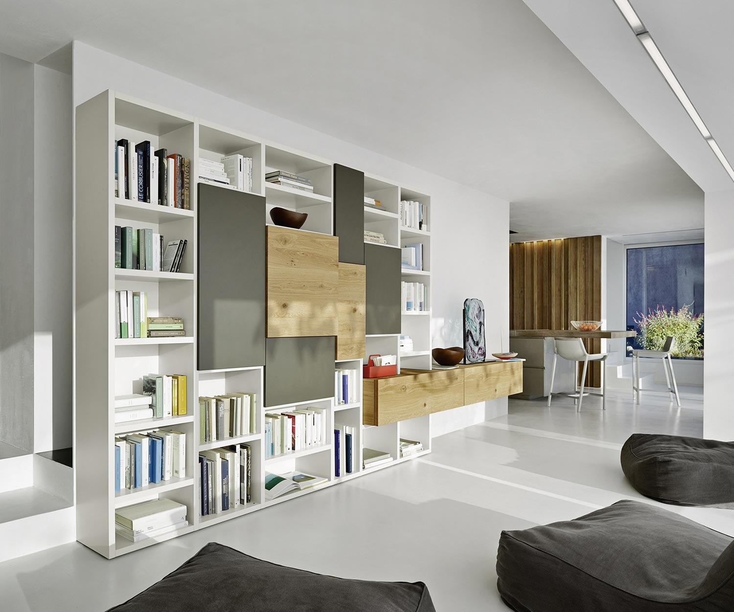 Exklusives Livitalia Design Bücherregal C53