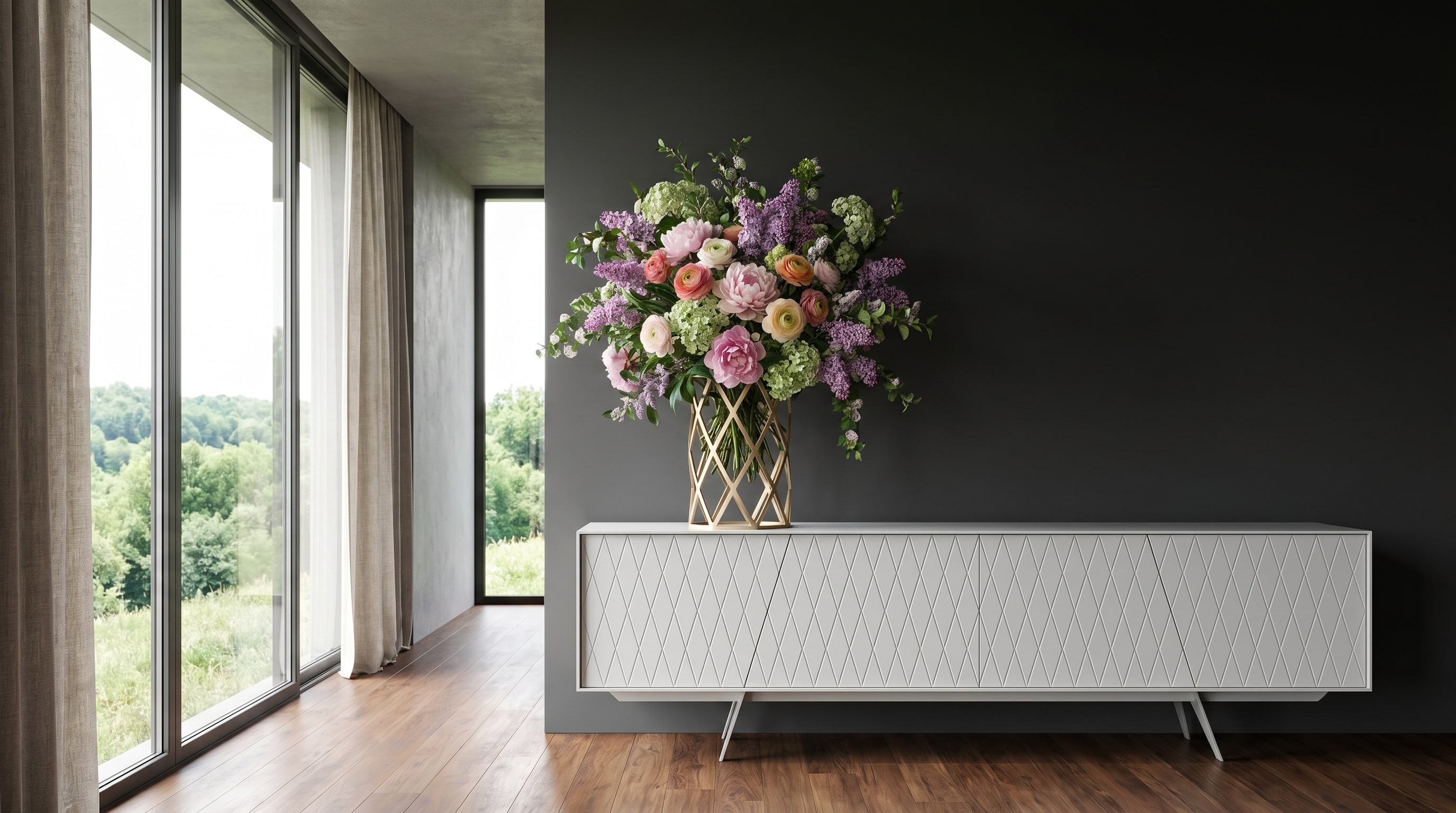 Statement Vasen platzieren: Der Trick der Interior-Profis