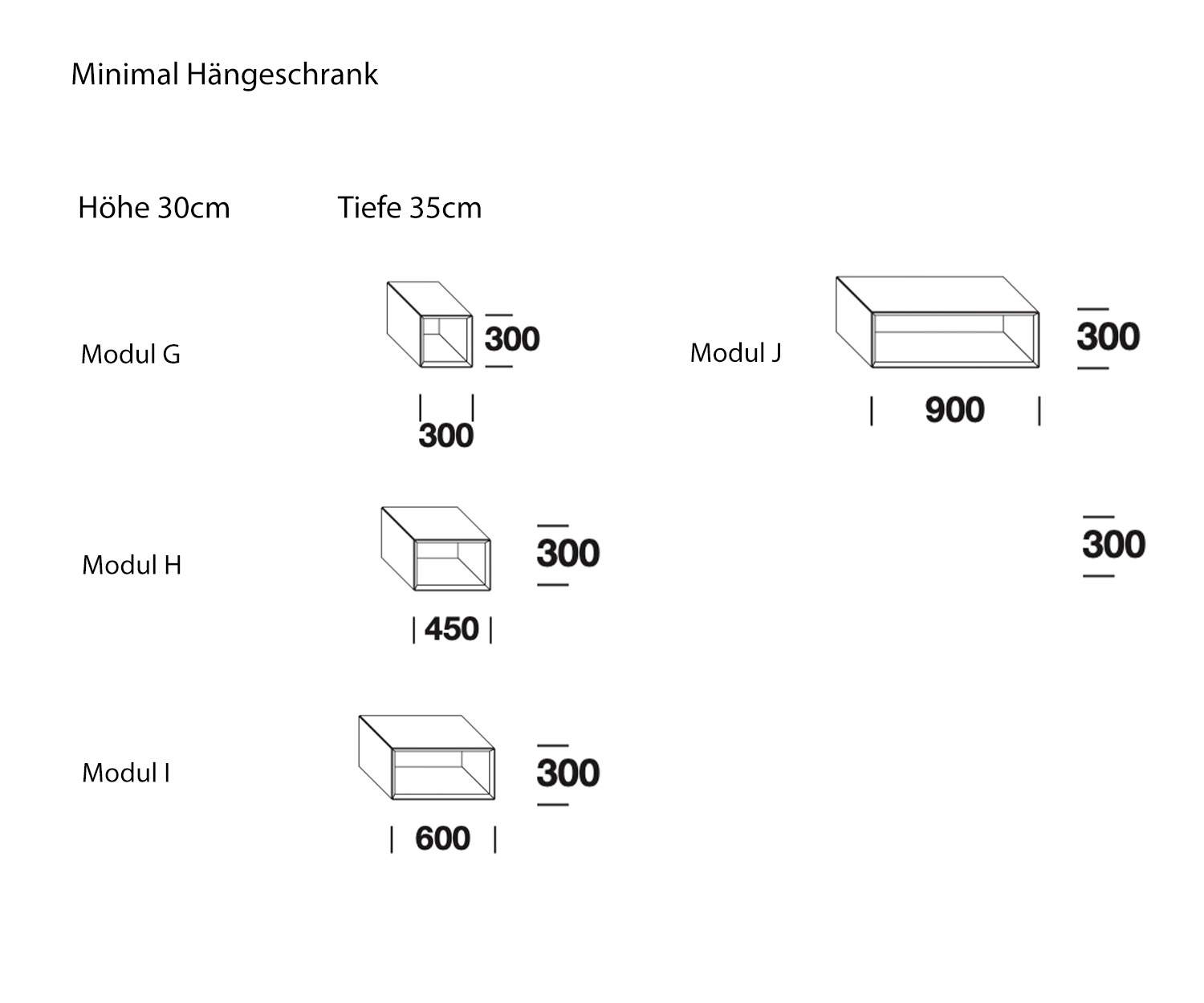 Design Hängeschrank offen Höhe 30 cm Skizze Abmessungen Design Hängeschrank offen Höhe 30 cm Skizze Abmessungen