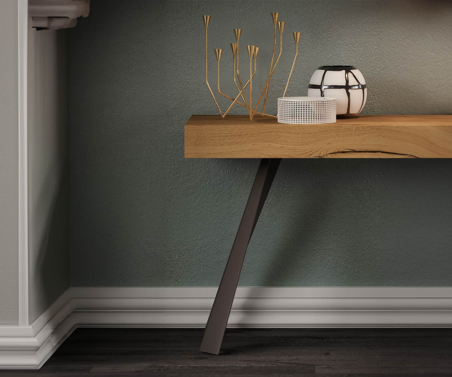 Ozzio_C04L_Extend console to dining table Ozzio_C04L_Extend console to dining table