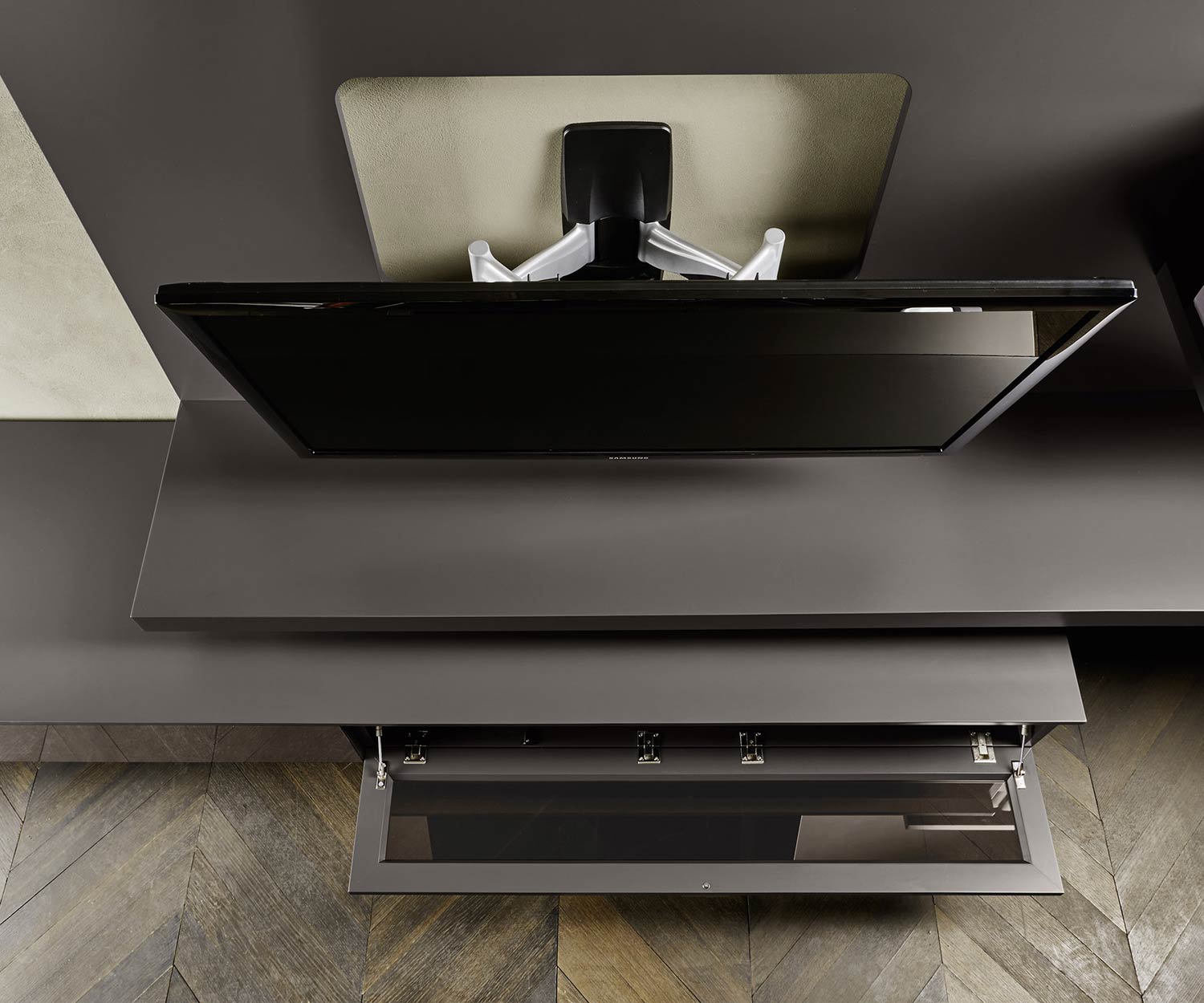 Modern Livitalia Design wall unit C54 with adjustable TV mount Modern Livitalia Design wall unit C54 with adjustable TV mount