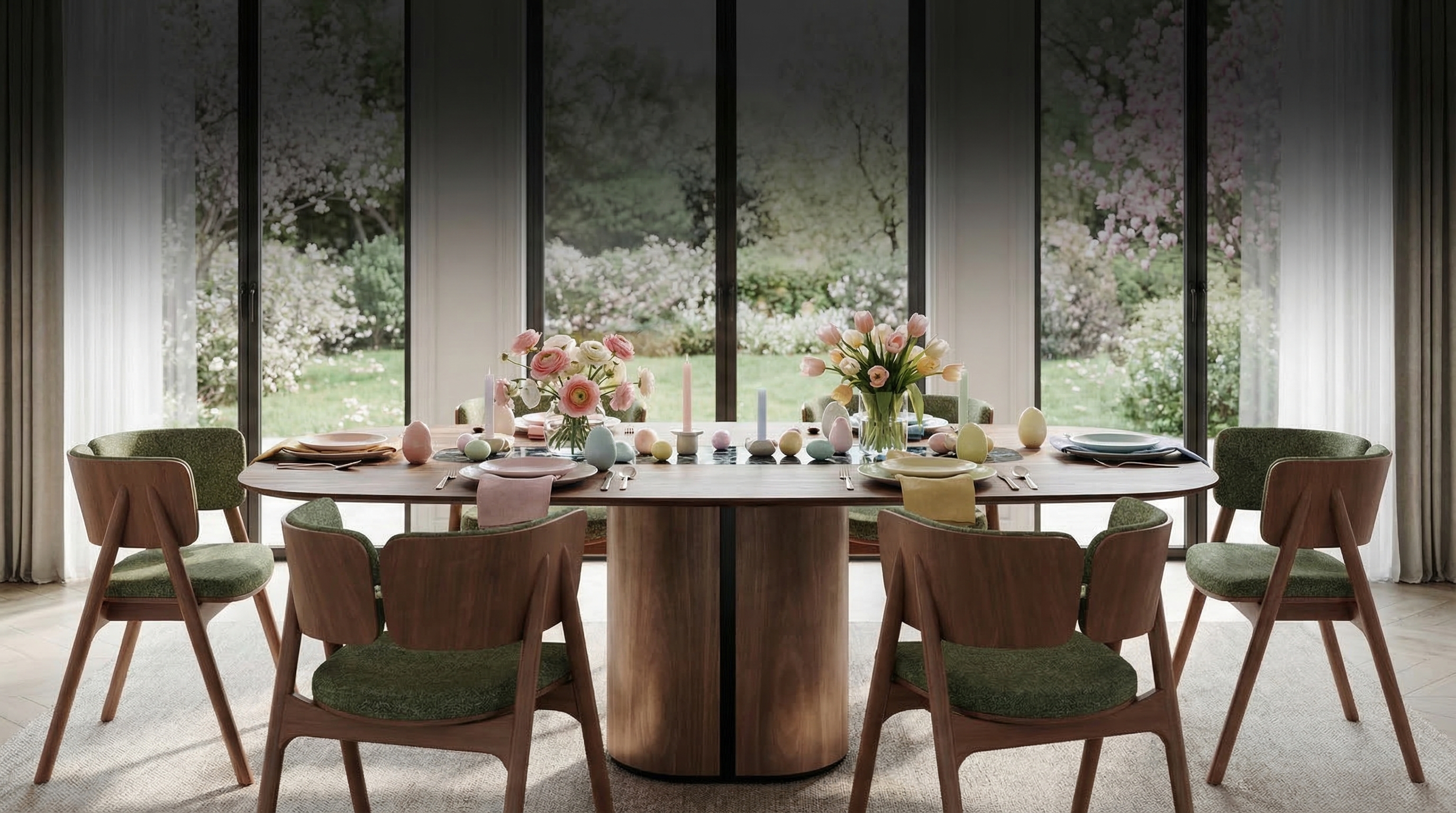 6 Ideen für traumhafte Osterdeko: Esstische in Pastellfarben stylen 6 Ideen für traumhafte Osterdeko: Esstische in Pastellfarben stylen