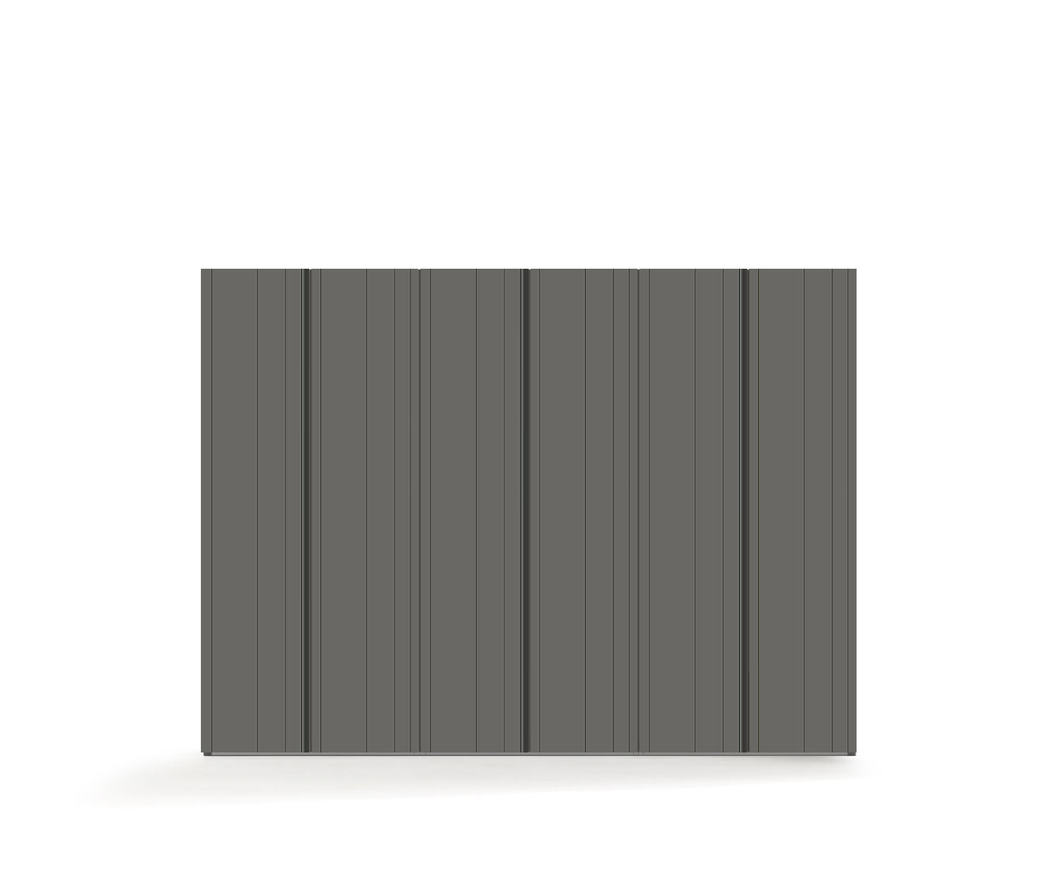 Novamobili Stripe Kleiderschrank Quarzo Matt 3m
