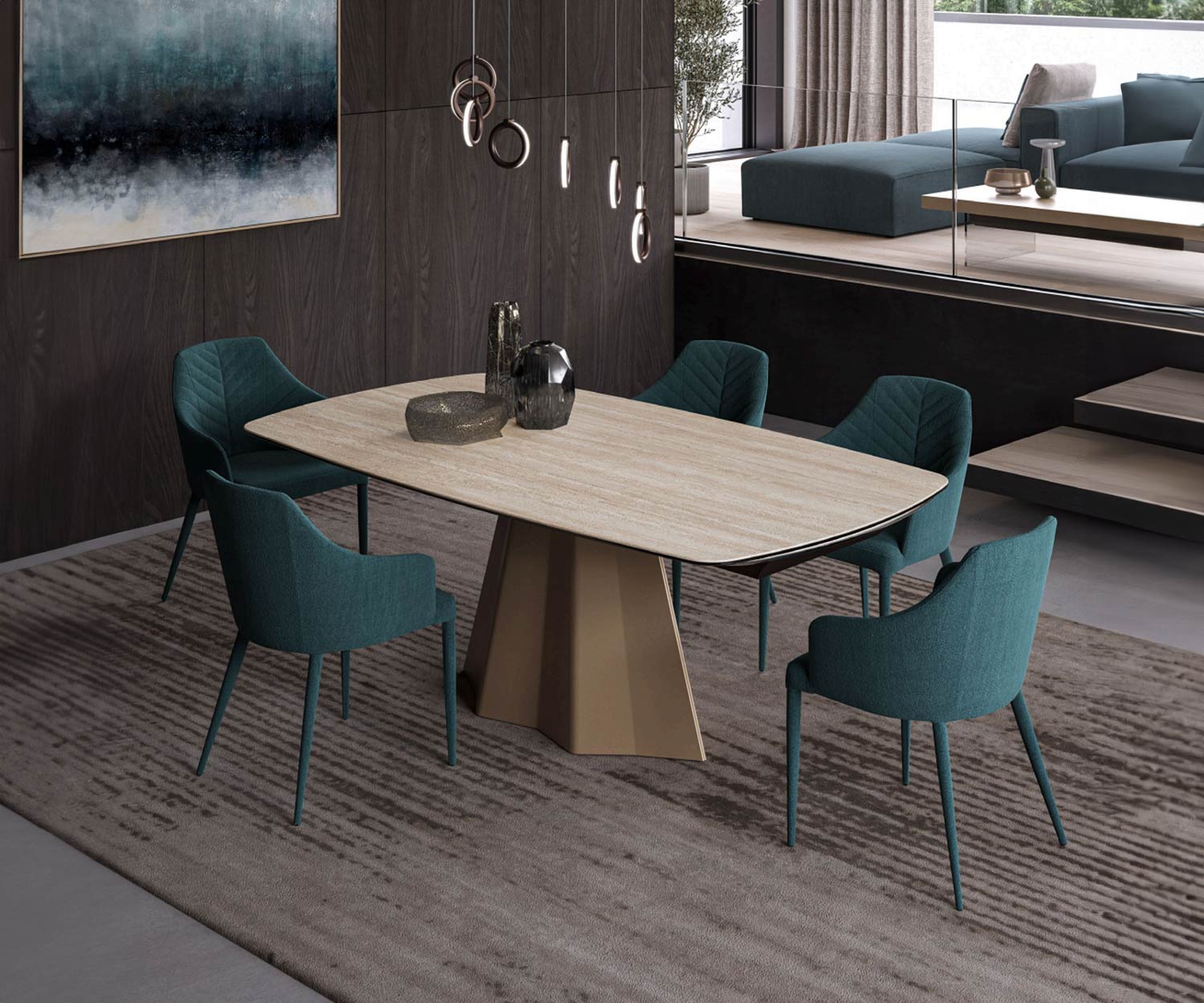 Ozzio Cupido extendable dining table Ozzio Cupido extendable dining table
