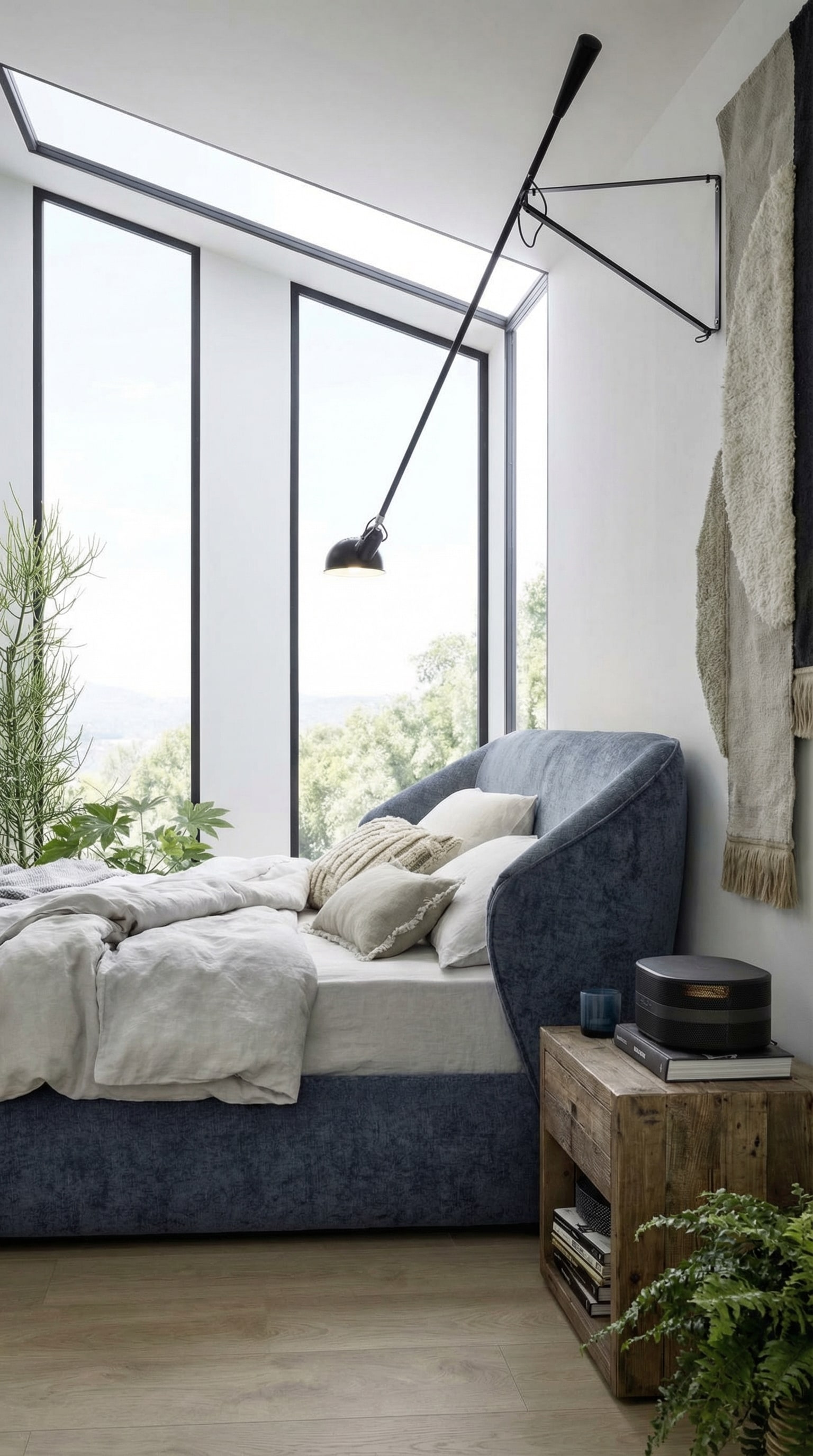 Novamobili Polsterbett Hide mit ergonomischem Kopfteil