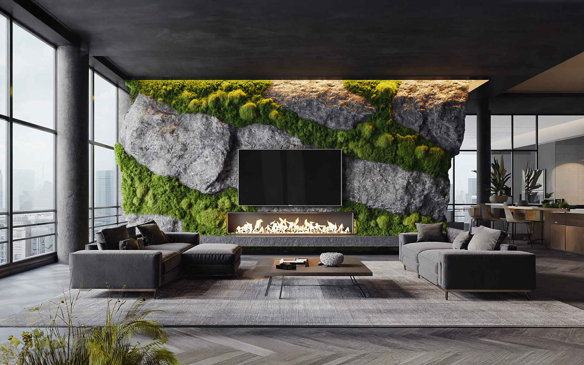 12 kreative wandgestaltungsideen fürs wohnzimmer | livarea
