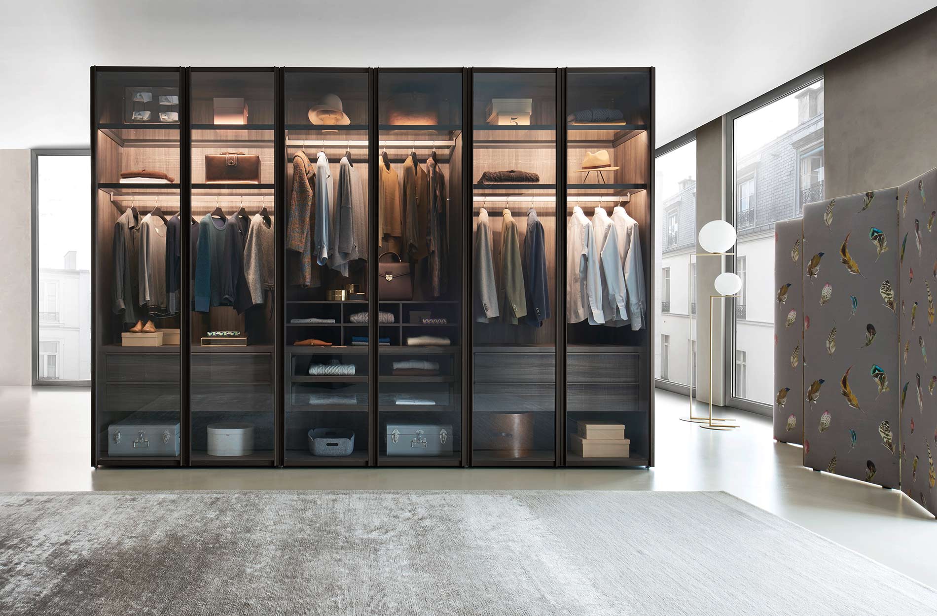 transparenter glastueren Kleiderschrank transparenter glastueren Kleiderschrank