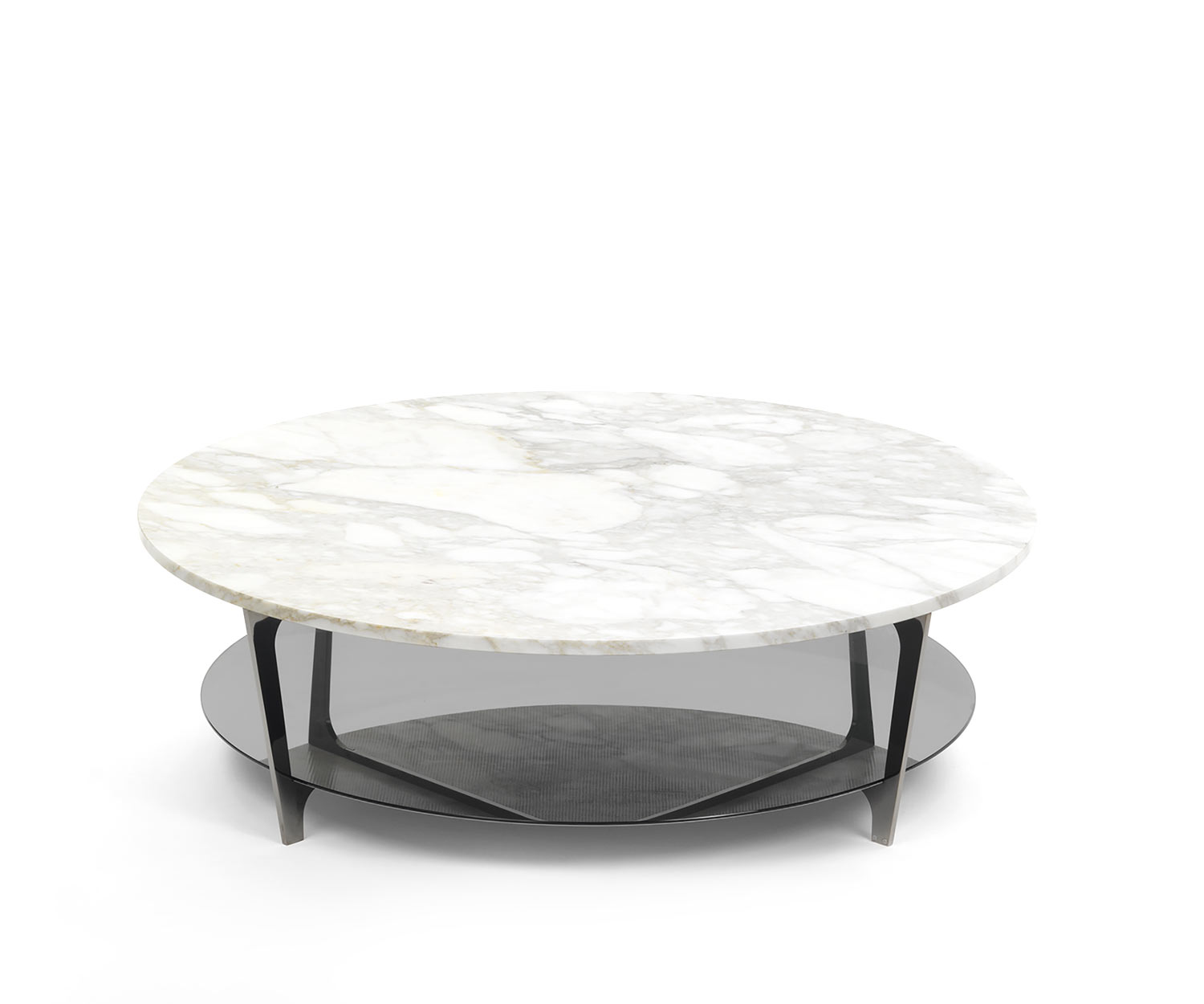 Exclusive Marelli Design coffee table Tab Carrara marble