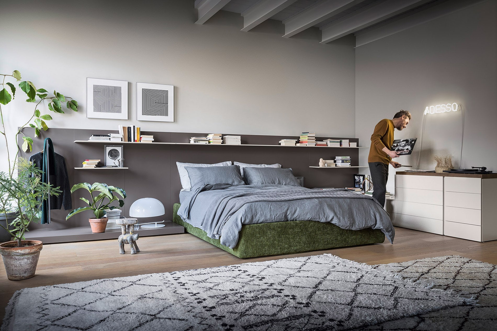 Modern bedroom with charm Modern bedroom with charm