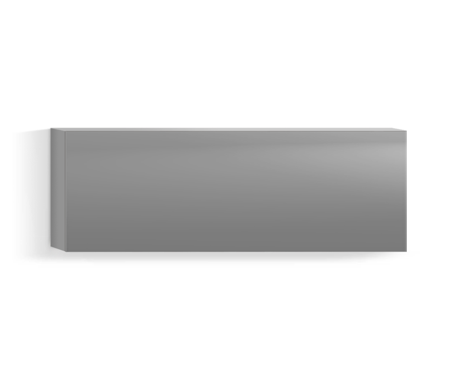 Design Wohnzimmer Hängeschrank Horizontal H42 B120 oben hellgrau330