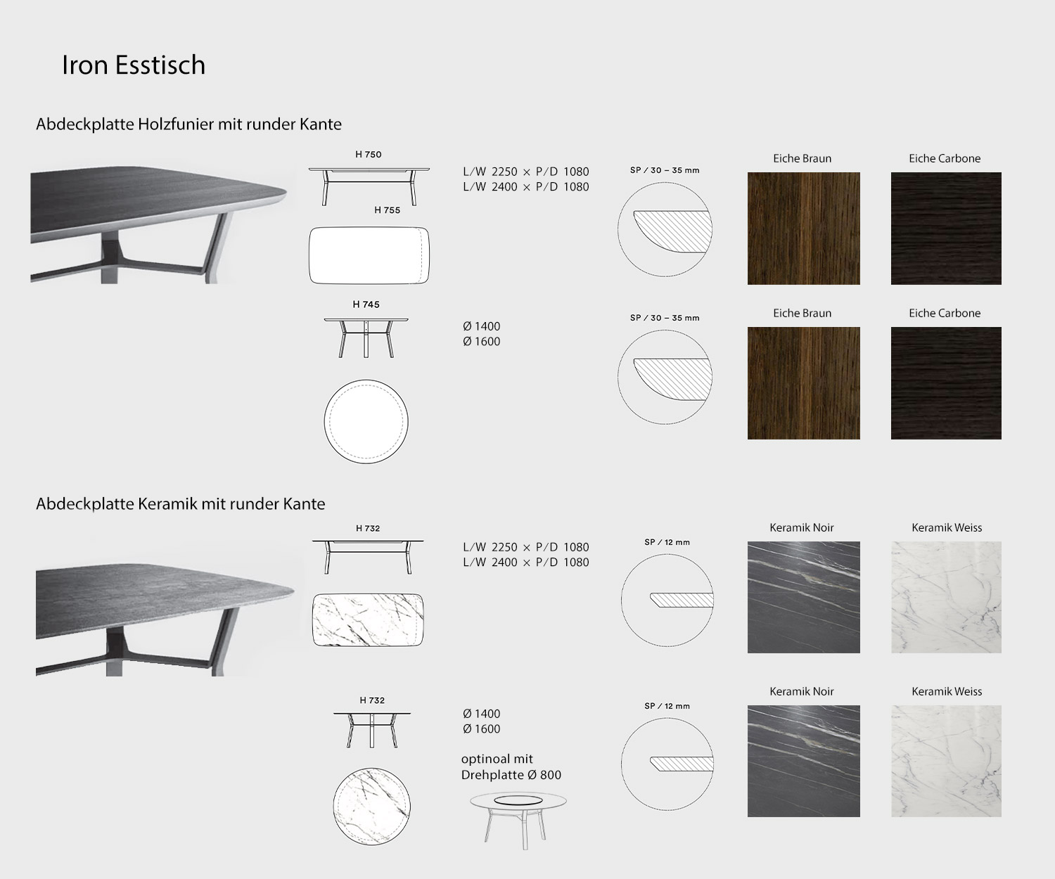Iron Design dining table from Livitalia Sketch Variants Dimensions Sizes Iron Design dining table from Livitalia Sketch Variants Dimensions Sizes