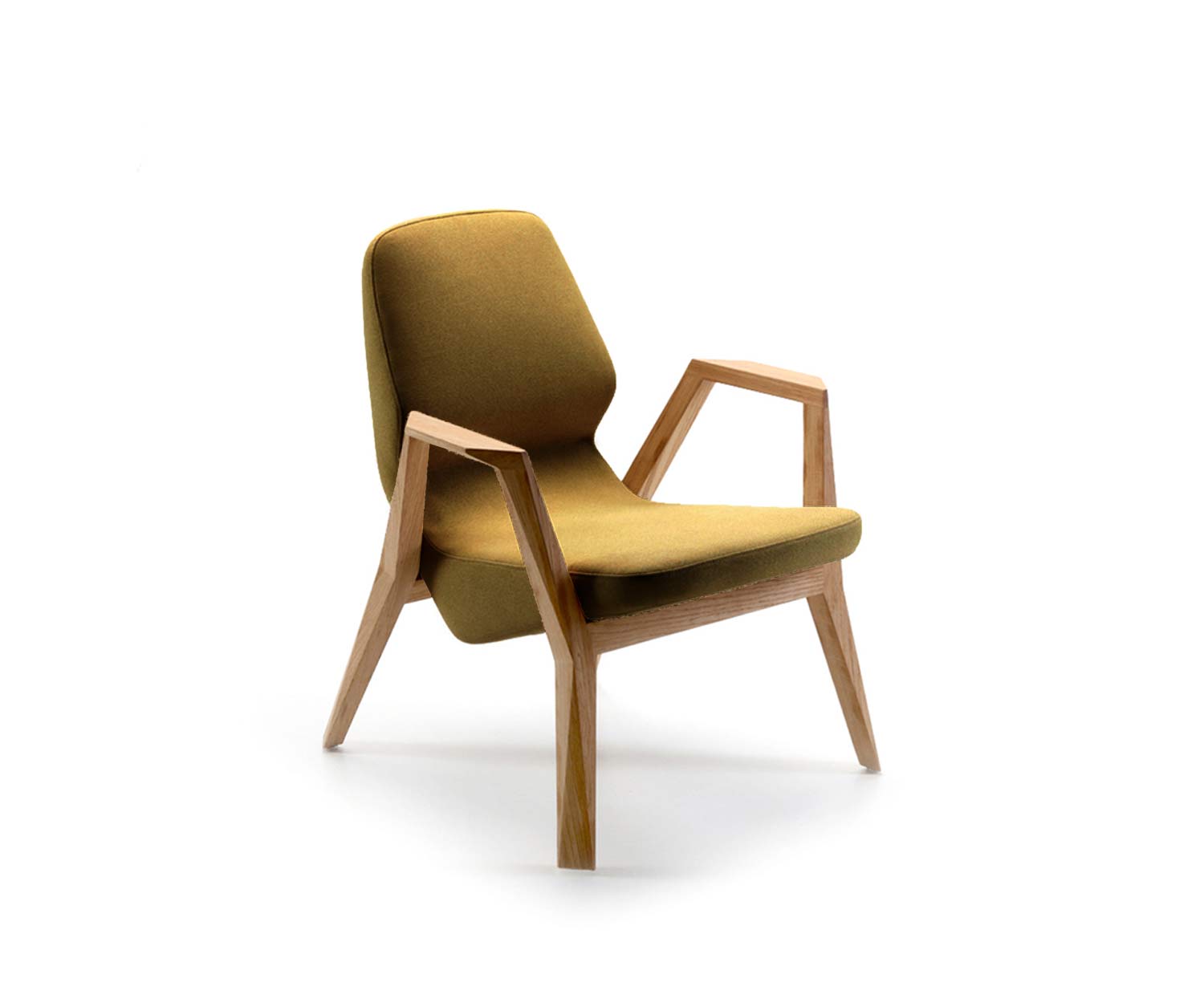 Design armchair yellow cover Atlas461 Design armchair yellow cover Atlas461