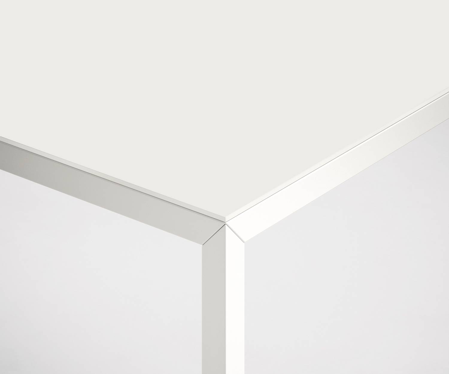 Weiß Matt lackierter Designer Esstisch Filo von Novamobili Weiß Matt lackierter Designer Esstisch Filo von Novamobili