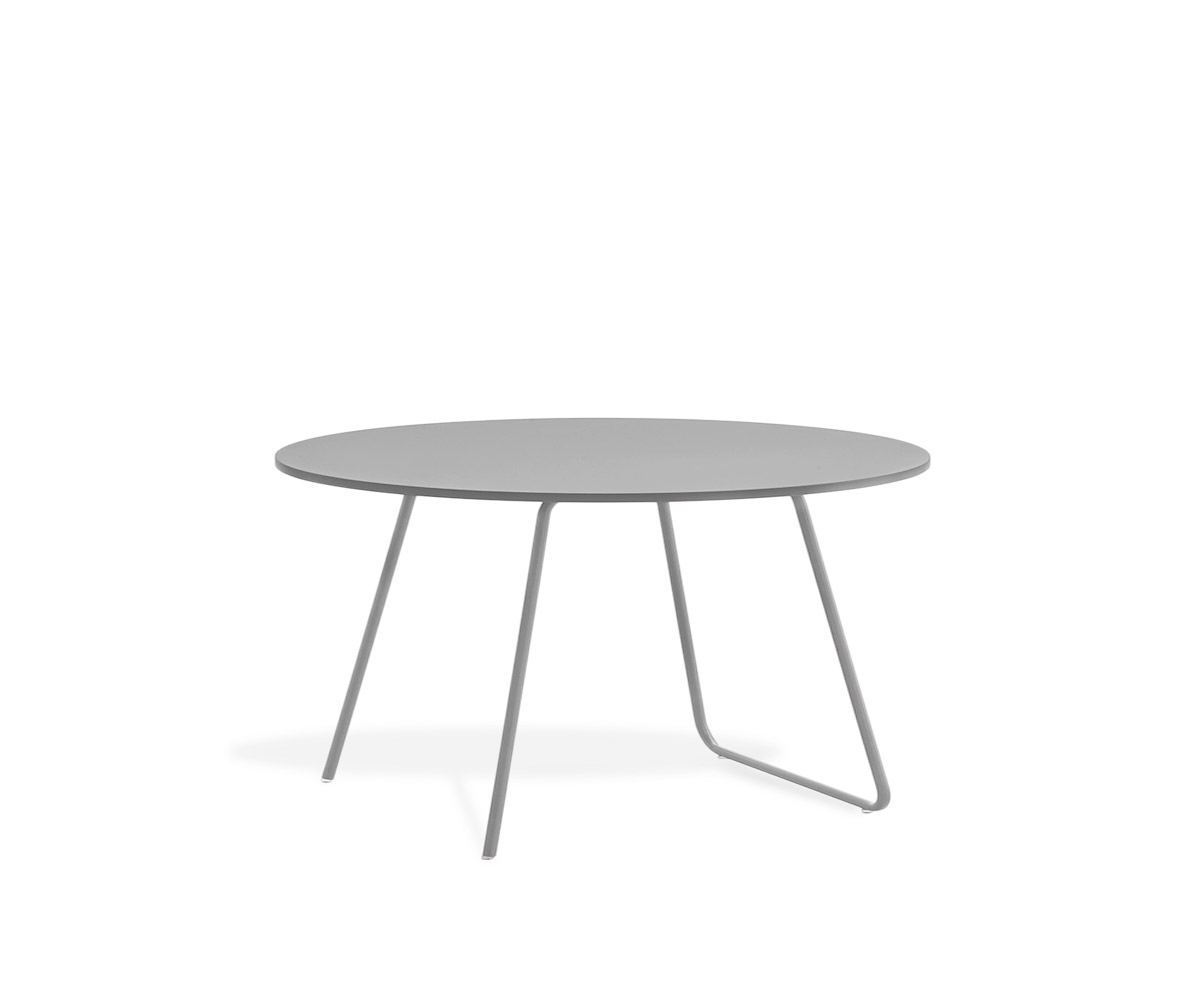 Novamobili Couchtisch Orbis Ø 80cm matt hellgrau330 Novamobili Couchtisch Orbis Ø 80cm matt hellgrau330