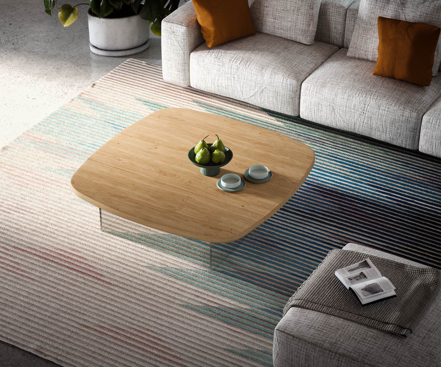 Design coffee table glass legs wood table top Design coffee table glass legs wood table top