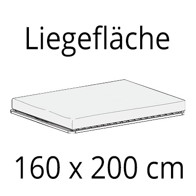 Liegefläche 160 x 200 cm