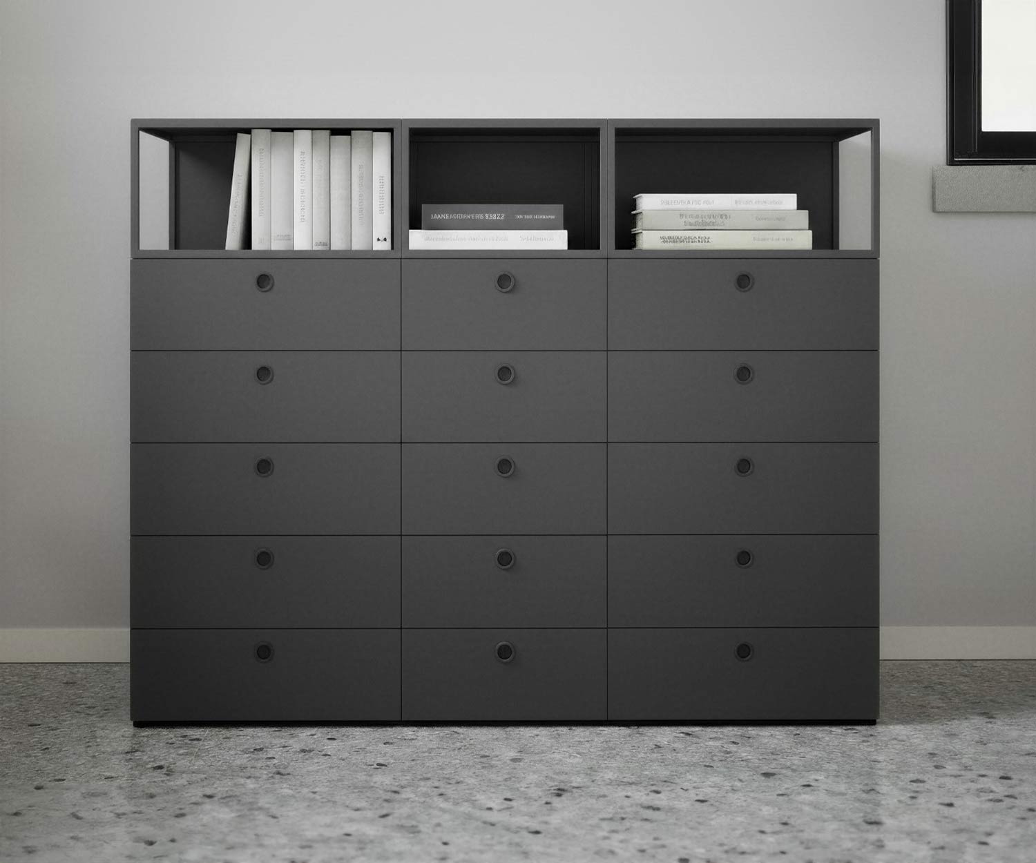 Novamobili Square high chest of drawers Novamobili Square high chest of drawers